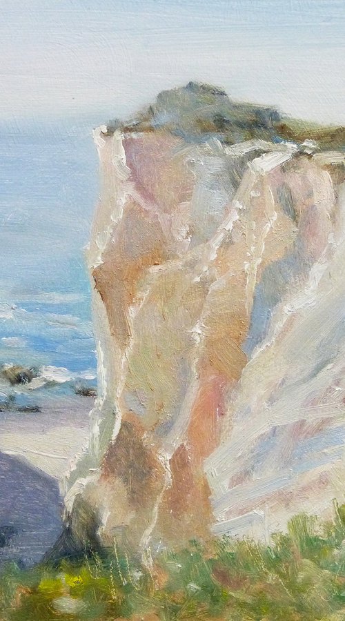 Cliff in Brittany by Pascal Giroud