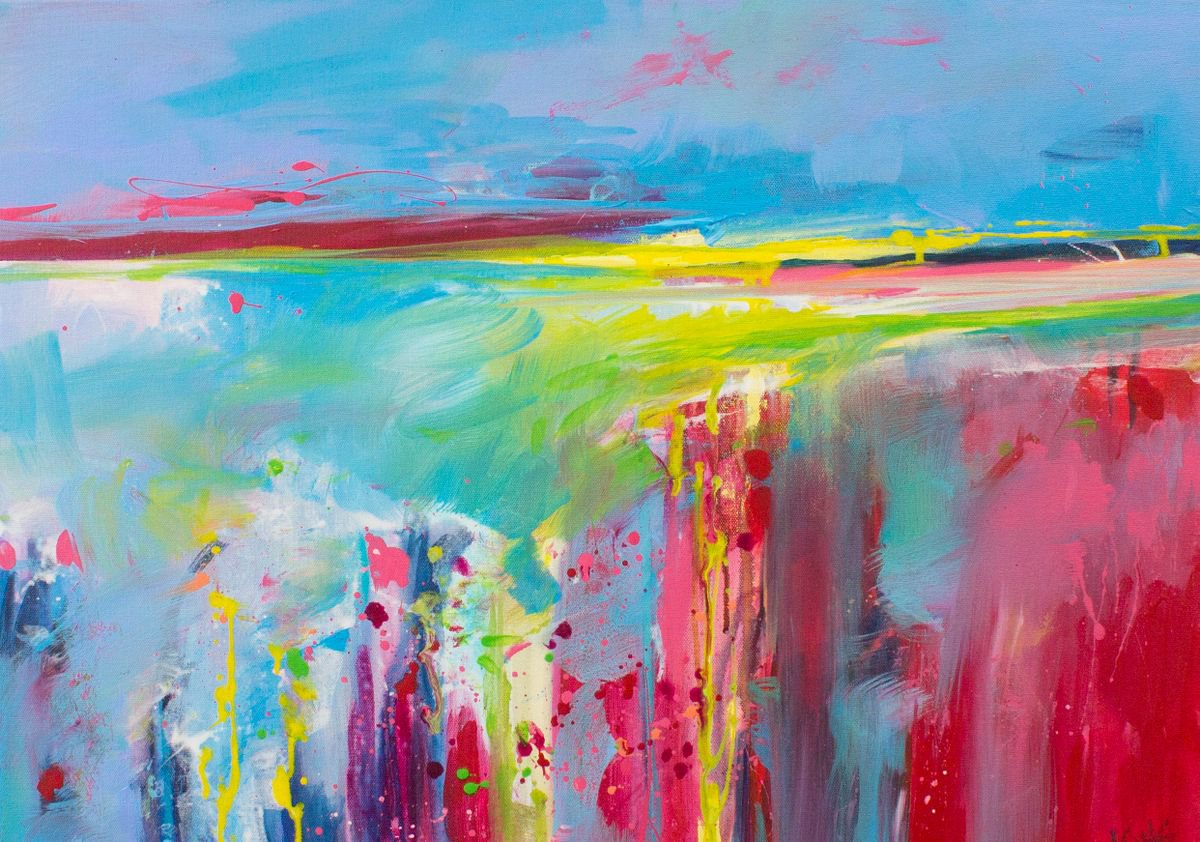 Cascade of Colour by Michelle Gibbs