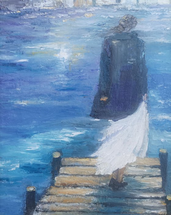 Looking at the sea