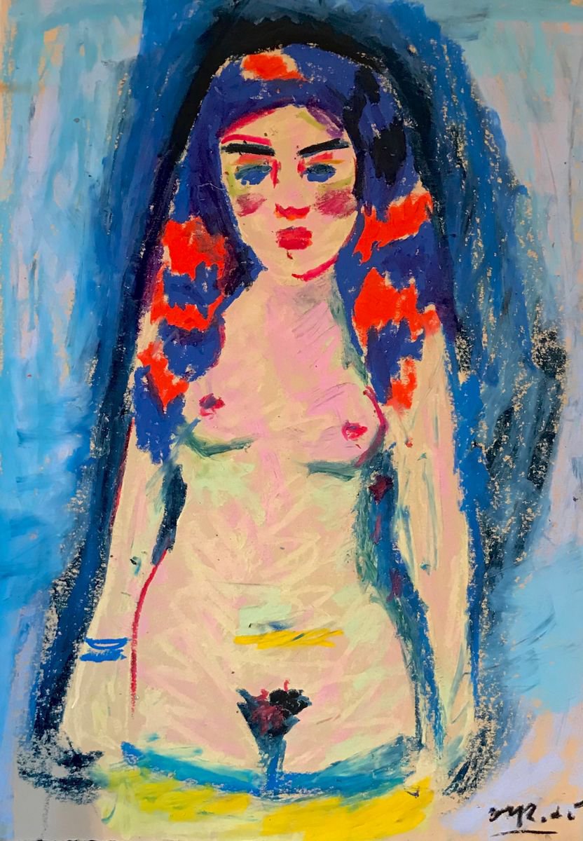 Oil pastel drawings nude, petting nylon sex view babe