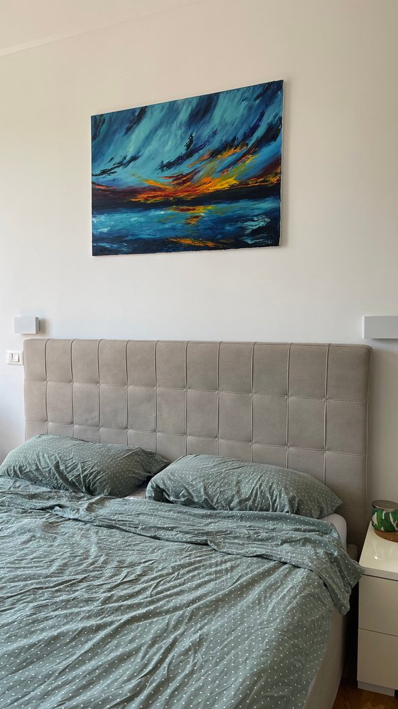 Turquoise sunset