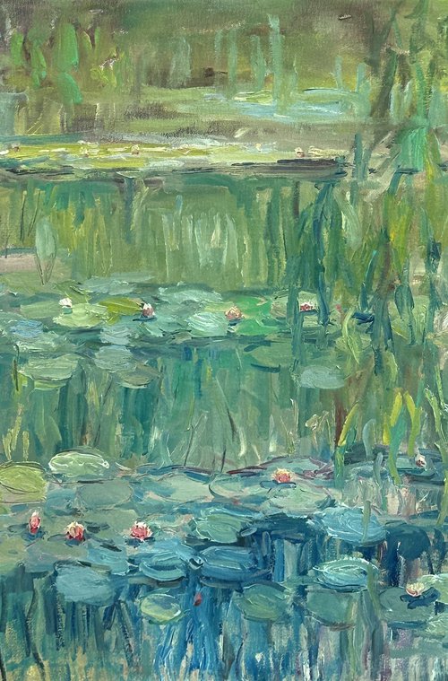 Lake with Lilies by Arun Prem