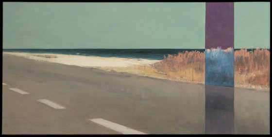 Long Yellow Road diptych