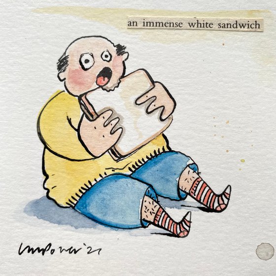 'An immense white Sandwich'