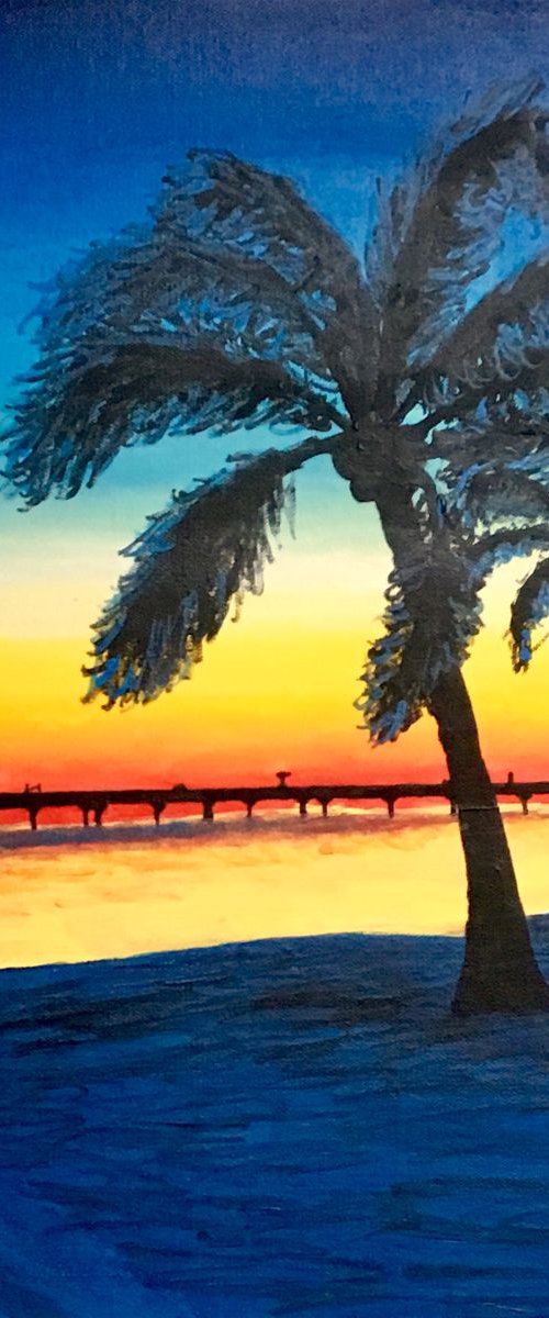 Palm Trees South Florida by Robbie Potter