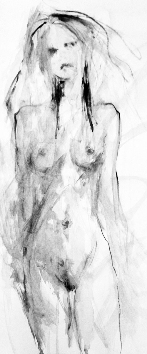 Statuesque nude by Fiona Maclean