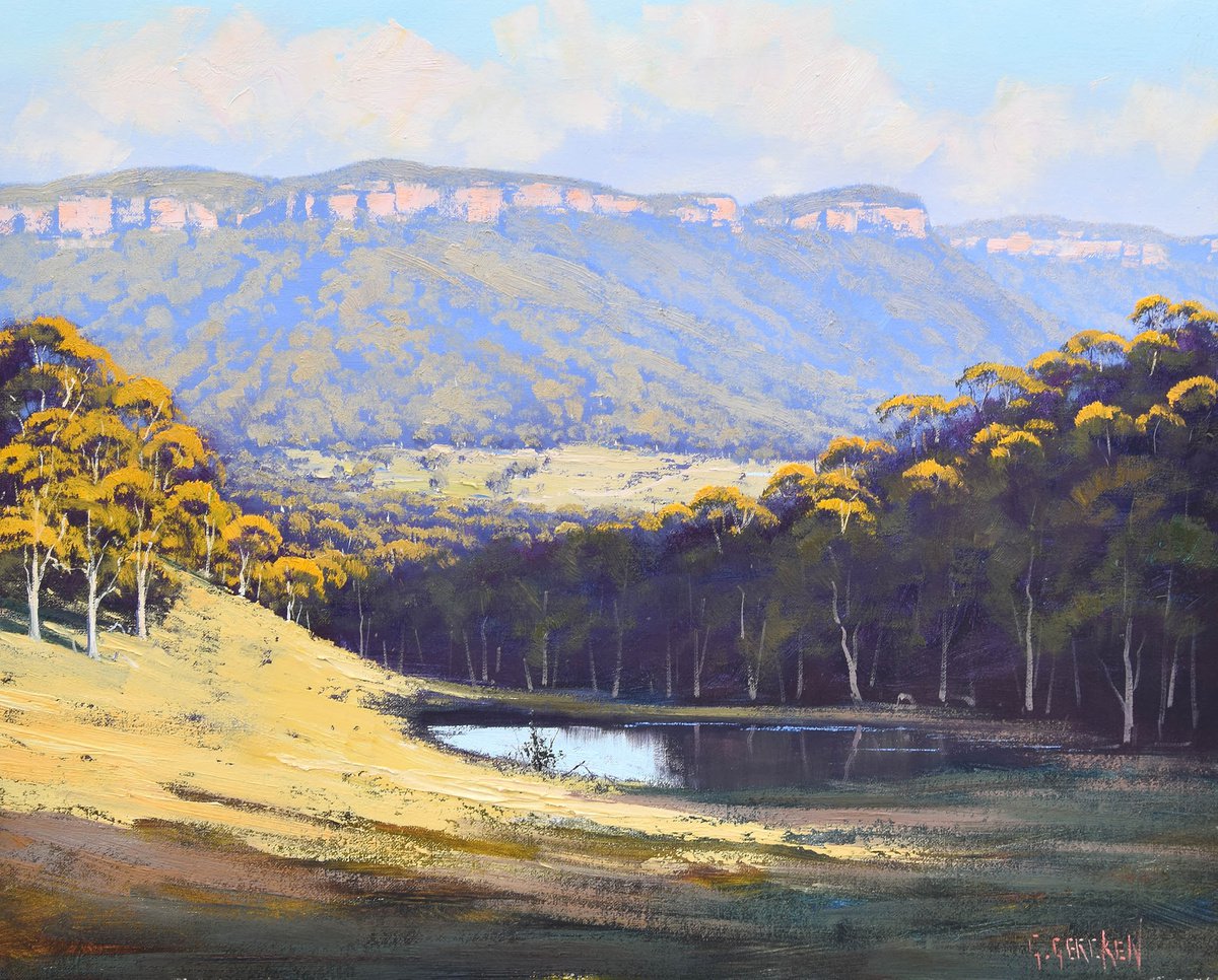 Megalong valley landscape Australia by Graham Gercken