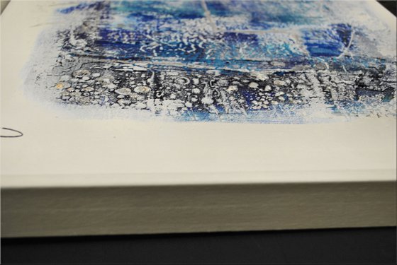 Silver Lines  - Abstract Art - Acrylic Painting - Canvas Art - Framed Painting - Abstract Painting - Industrial Art