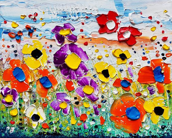 "Abstract Summer" - Flowers in Love