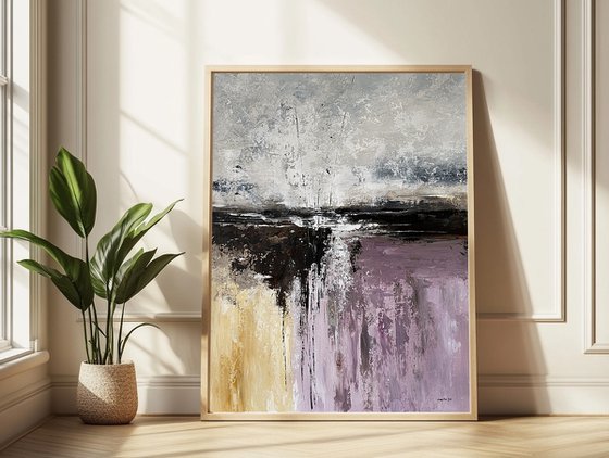 Muted Light Over Earth and Violet