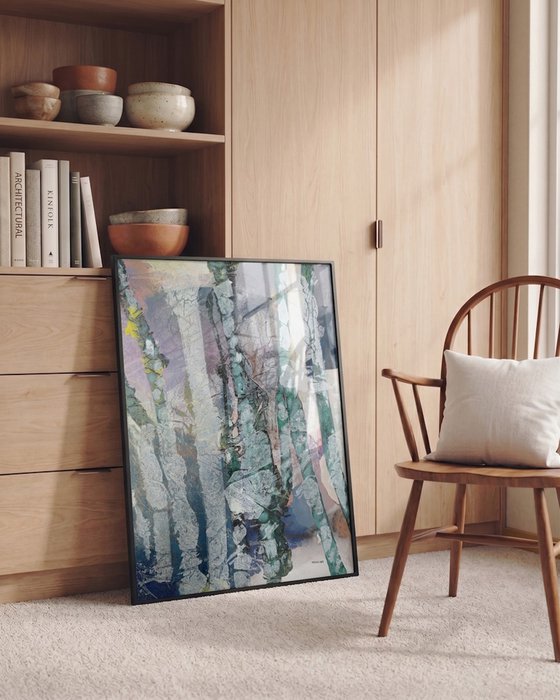 Still standing 02- Landscape tree trunks