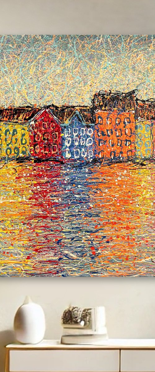 Sunlit Waterfront Magic - Rolled by Nadiia Antoniuk