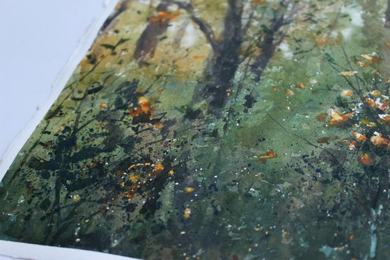 Captured Breath of Autumn Evening