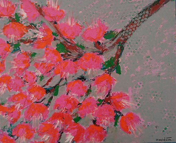 Cherry Blossom (Pallete knife)