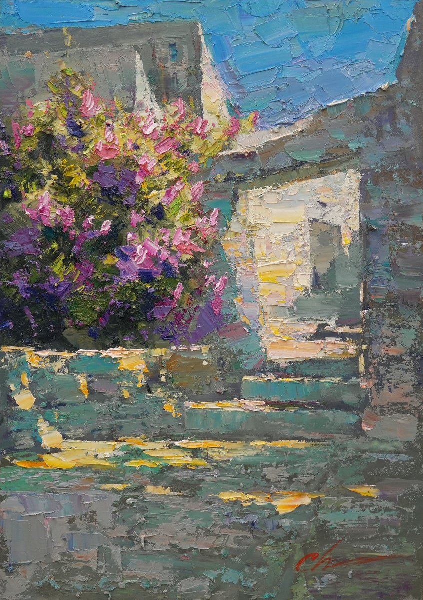 Blooming Streets By Serhii Cherniakovskyi, 14 X 20, Artwork For Sale On Artfinder