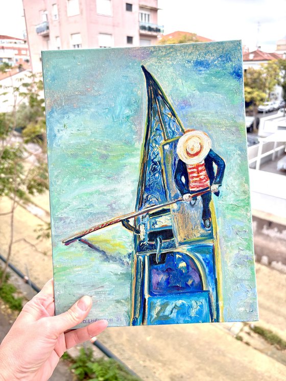 Gondolier in Venice