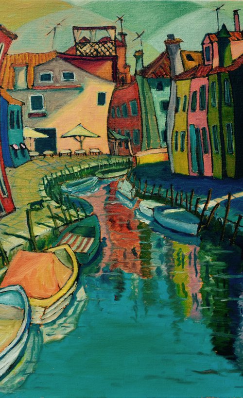 Colors of Burano by Albina Urbanek
