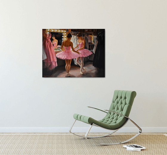 The dressing room