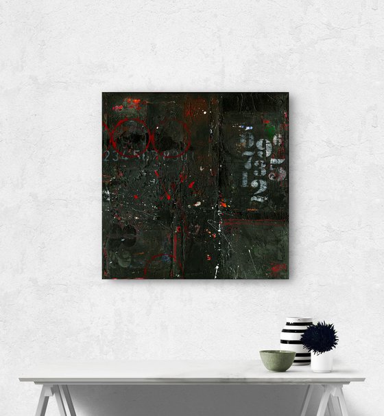 Urban Soul -  Textured Abstract painting by Kathy Morton Stanion