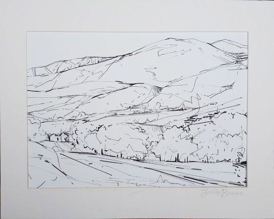 DIARY DRAWING  No. 1   Buttermere 04 09 18