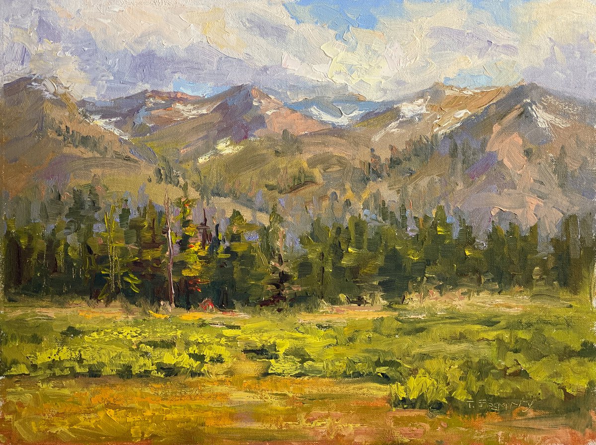 Hope Valley Colors Plein Air Landscape by Tatyana Fogarty