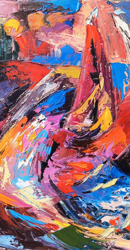 Storm in Sunset by Sergey Arustamyan