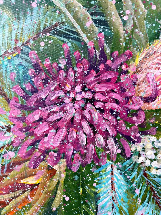 Love Forever –Protea, Waratah, Banksia and Leucadendron