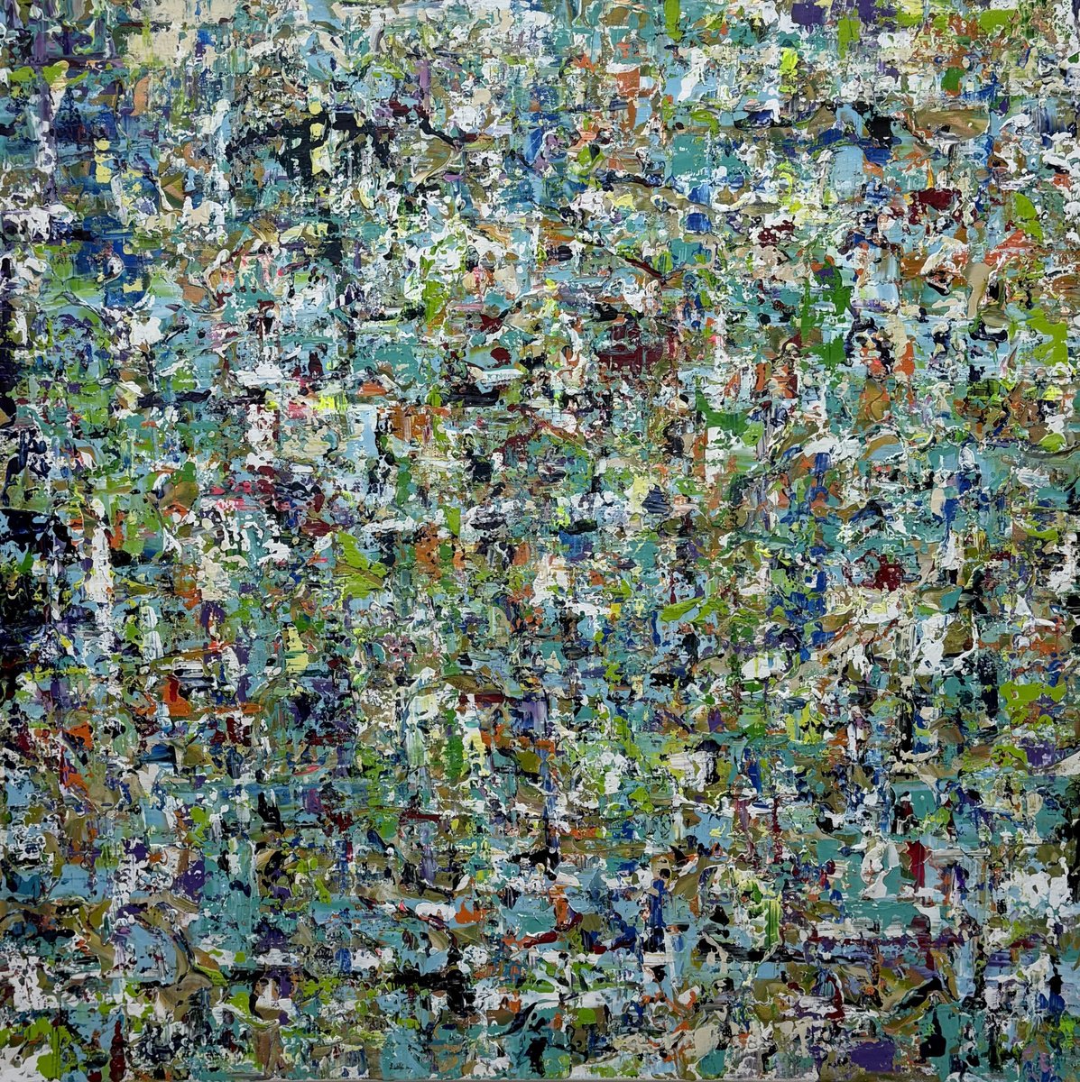 Collective Pulse By Andre Brauer, 39 X 39, Artwork For Sale On Artfinder