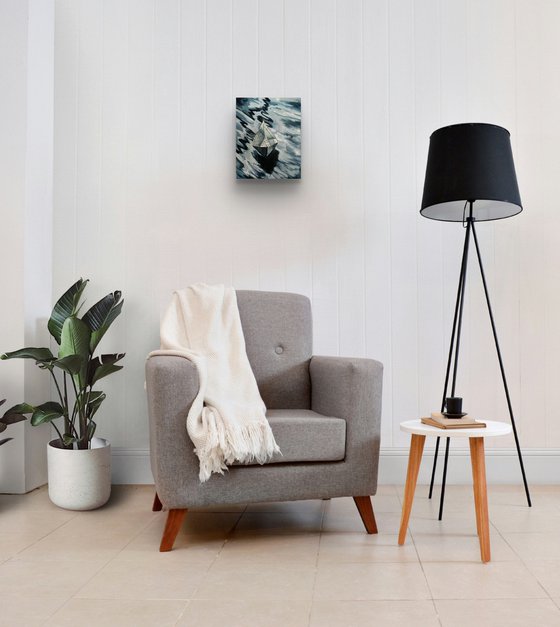 Paper boat of thoughts