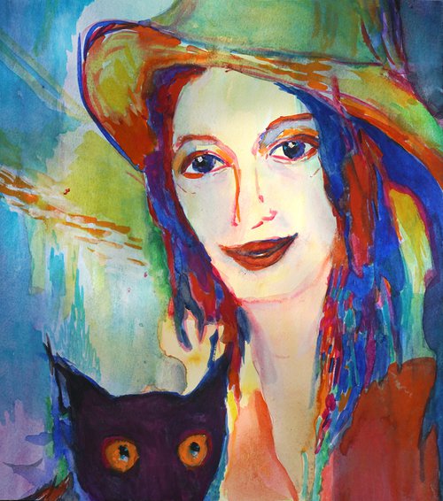 Me and my Cat by Carolin Goedeke