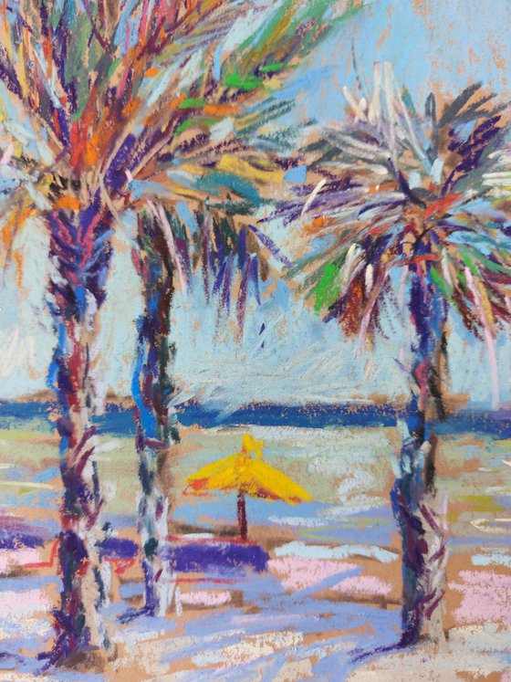 Palms by the sea