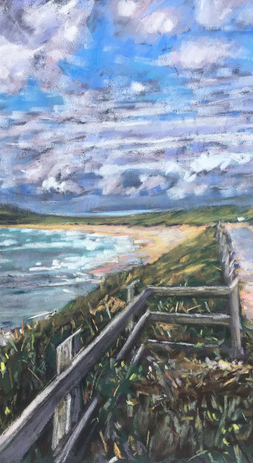Walk to Constantine Bay - Cornwall by Louise Gillard