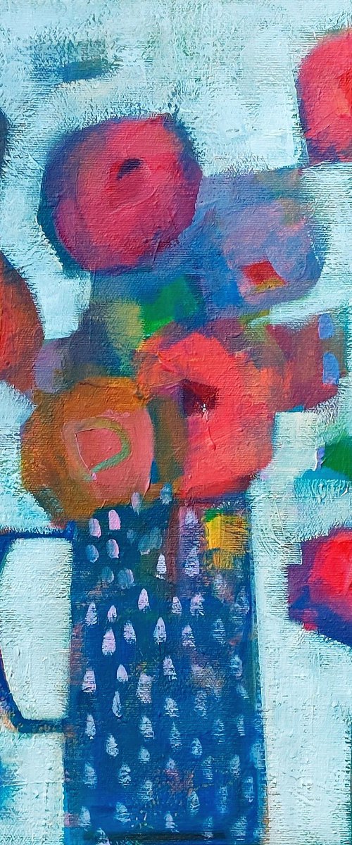 The Blue Vase IV by Jan Rippingham