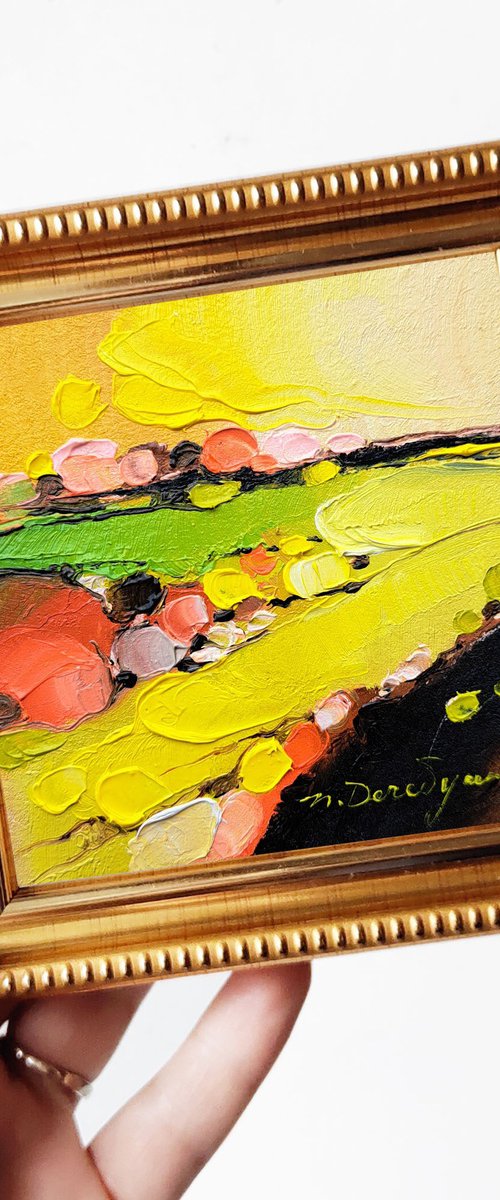 Abstract painting by Nataly Derevyanko