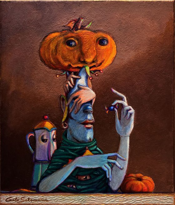 TRICK OR TREAT - ( 30 x 25 cm )