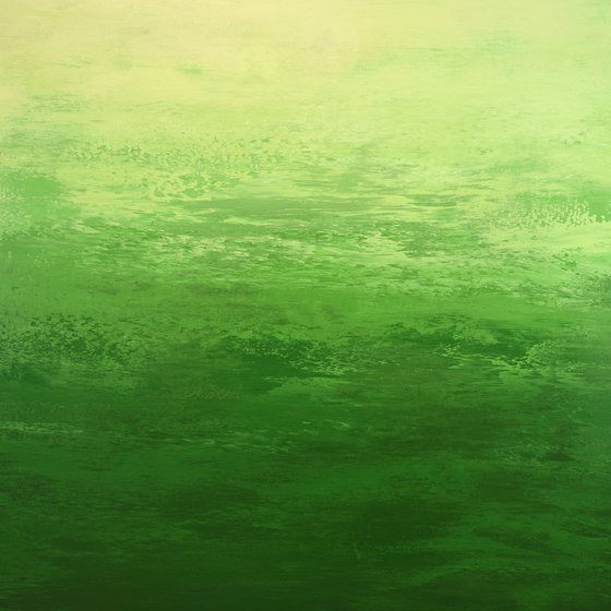 Rejuvenation - Green Abstract