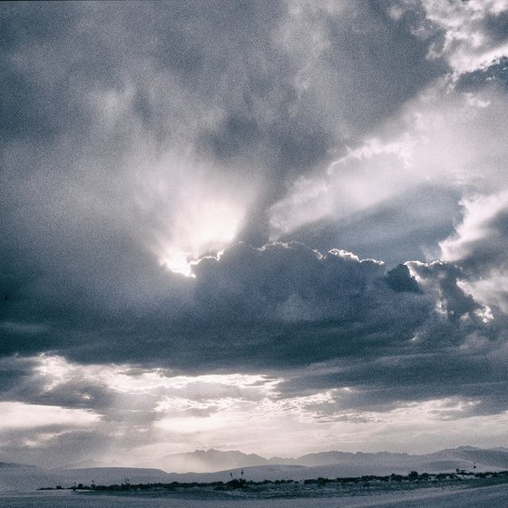 Storm Clouds, White Sands