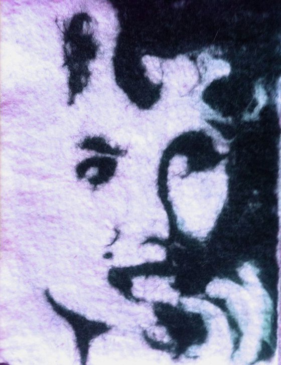 Marilyn fiber art