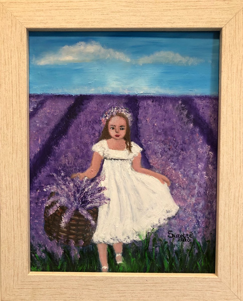 Lavender Girl by Suzette Datema