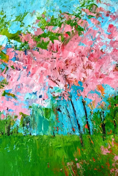 Blossom Trees II by Jan Rippingham