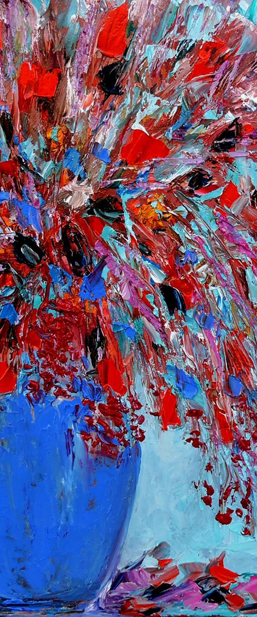 Between Red and Blue. by Veta  Barker