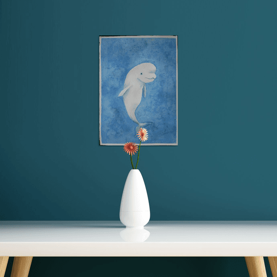 Beluga  / Original Painting