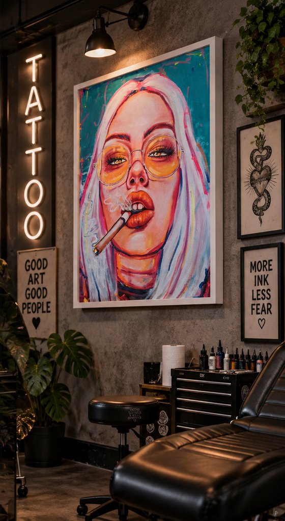 Golden smoke