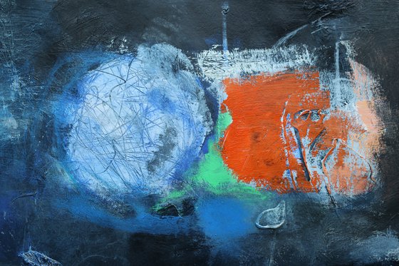 Composition with Yellow Blot