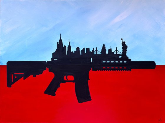 At gunpoint