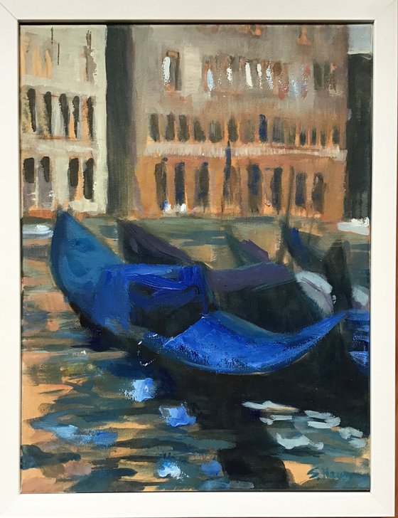 Gondolas on the Grand Canal, Venice, 2