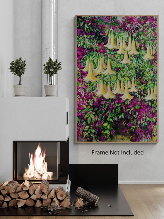 Bellflowers and Bougainvillea
