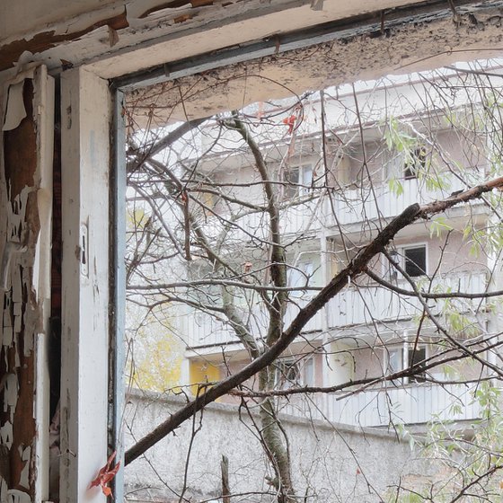 #94. Pripyat. Room with Graffiti 1 - XL size