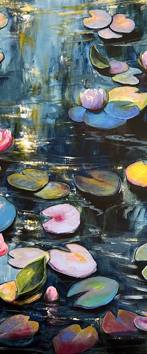 Happy At The Pond 4 by Sandra Gebhardt-Hoepfner