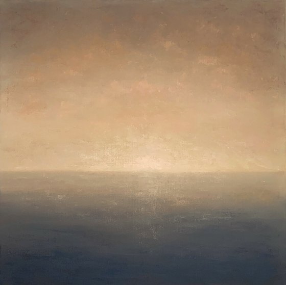 Zero Dawn, minimalist seascape